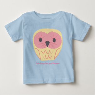 Süßes Eulen-Baby- Onesie-Geschenk Baby Shower Idee T-shirt