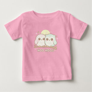Süßes Eulen-Baby-Shirt – Anbetungswürdige “Hoo Hoo Baby T-shirt