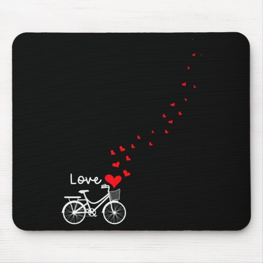 Süßes Fahrrad Liebe - Süßester Tag Geschenk Valent Mousepad (Vorne)