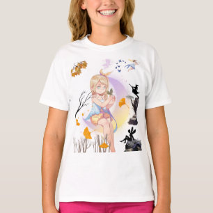 Süßes, fantastisches Feen-Mädchen Magische Natur G T-Shirt