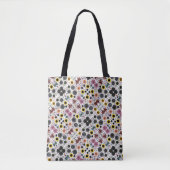 Süßes farbenfrohes Blumendesign Tasche (Vorderseite)