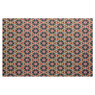 Süßes farbenfrohes Retro-Vintage-Nouveau-Deco-Must Stoff