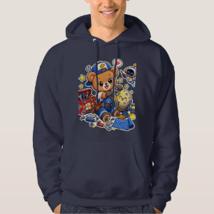 Süßes farbenfrohes Teddybär Cartoon Kapuzenpullove Hoodie
