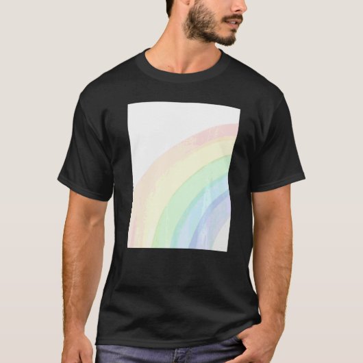 Süßes Farbige Regenbogen T-Shirt (Vorderseite)