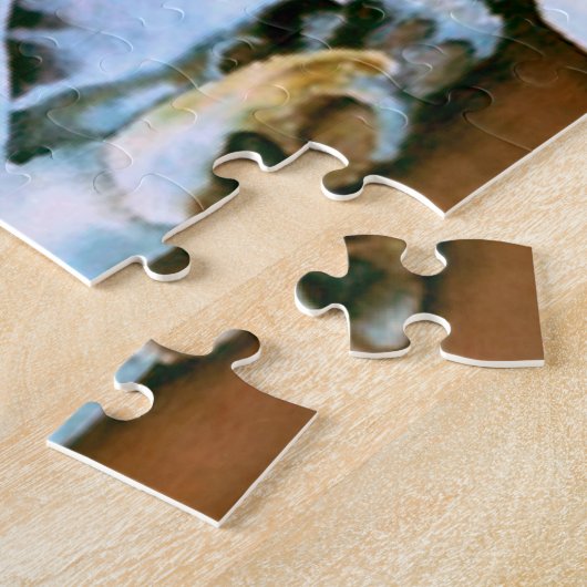 Süßes faules Beagle-Puzzlespiel Puzzle (Seite)