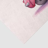 Süßes Faultier fährt Cabrio in Rosa Seidenpapier (Detail)