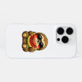 Süßes Faultier mit Wassermelone iPhone Hülle (Rückseite (Horizontal))