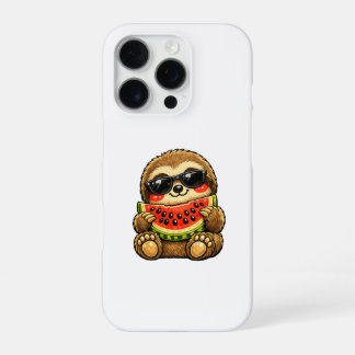 Süßes Faultier mit Wassermelone iPhone 16 Pro Hülle