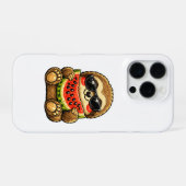 Süßes Faultier mit Wassermelone iPhone Hülle (Rückseite (Horizontal))