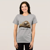 Süßes Faultier Tri-Blend Shirt (Vorderseite voll)