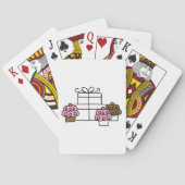 Süßes Feiern Cupcake und Geschenkboxen Spielkarten (Rückseite)