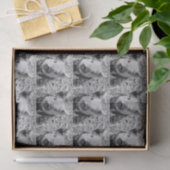 süßes Ferkel, Schwarz-weiß Seidenpapier (Geschenk)