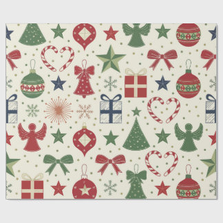 Süßes festliches Weihnachtsmuster Geschenkpapier