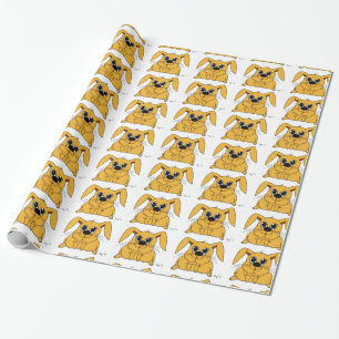 Süßes fettes Kaninchen Geschenkpapier