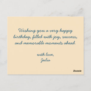 Süßes Feuerwerk-inspiriertes Muster - Geburtstagsk Postkarte