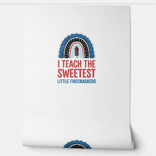 Süßes Feuerwerk-Lehrer Vintage-Vector-Shirt_1 Tapete