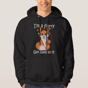 Süßes flauschiges Geschenk Ich bin ein Flauschiger Hoodie
