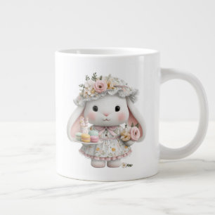 Süßes florales Cottagecore-Design Jumbo-Tasse