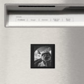 Süßes Flugzeug Katze Jet Pilot Selfie Siamese Kämp Magnet (In Situ (Geschirrspüler))