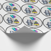 Süßes Flusspferd Geschenkpapier (Ecke)