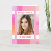 Süßes Foto 16 Karte (Vorderseite)