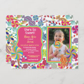 Süßes Foto Dessert Süßes Süßes 16 Jahre oder älter Einladung (Vorne/Hinten)