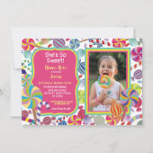 Süßes Foto Dessert Süßes Süßes 16 Jahre oder älter Einladung (Vorderseite)