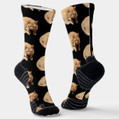 Süßes Foto einer roten Katze Socken (Gewinkelt)