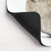 Süßes Foto eines kleinen Gartenvogels Mousepad (Ecke)
