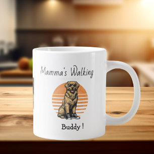 Süßes Foto mit Grafik Mamas Kumpel personalisieren Jumbo-Tasse