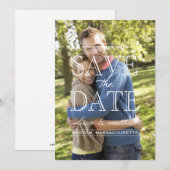 Süßes Foto Save the Date (Vorne/Hinten)