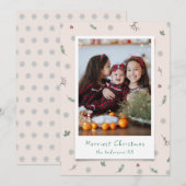 Süßes Foto Weihnachten  (Vorne/Hinten)
