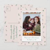 Süßes Foto Weihnachten (Vorne/Hinten)