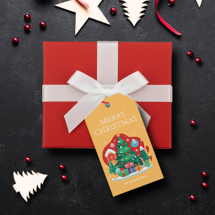 Süßes Frohe Weihnachten Geschenkanhänger