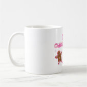 Süßes Frohe Weihnachten Lebkuchen und Candy Design Kaffeetasse (Links)