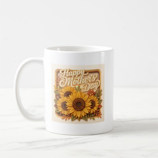 Süßes Frohes Muttertag  Kaffeetasse (Links)
