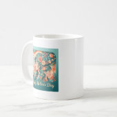 Süßes Frohes Muttertag Kaffeetasse (Vorderseite Links)