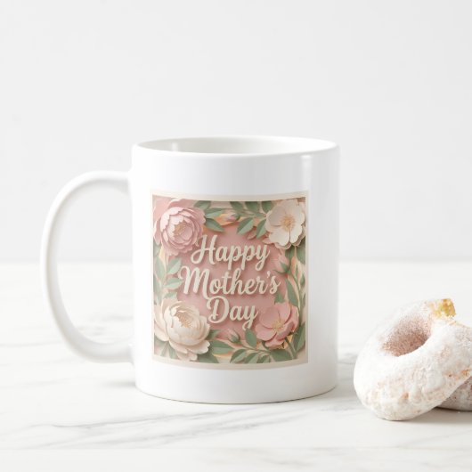 Süßes Frohes Muttertag  Kaffeetasse (Mit Donut)
