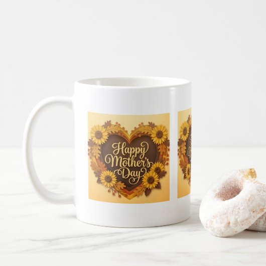 Süßes Frohes Muttertag Kaffeetasse (Mit Donut)