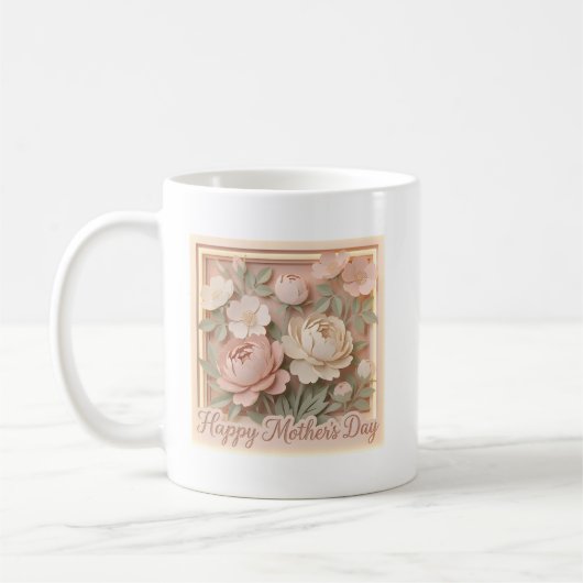 Süßes Frohes Muttertag  Kaffeetasse (Links)