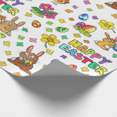 Süßes Frohes Ostern Geschenkpapier (Ecke)