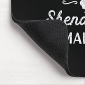 Süßes Frohes St Patricks Day Anfällig für Schabern Mousepad (Ecke)