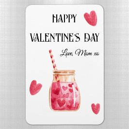 Süßes Frohes Valentinstag von Mama Flexibler Magne Magnet