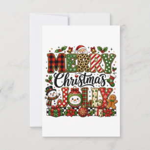 Süßes Frohes Weihnachten Fröhliches Save The Date