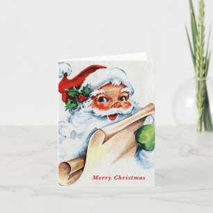 Süßes Frohes Weihnachten Vintage Weihnachtsmann