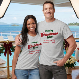 Süßes fröhliches Kreuzfahrt-Weihnachts-T-Shirt zum T-Shirt