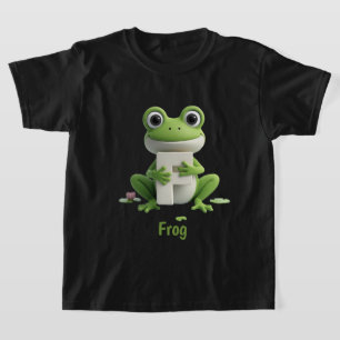 Süßes Frosch-Kinder-T-Shirt F ist für Frosch Alp T-Shirt