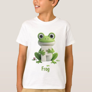 Süßes Frosch-Kinder-T-Shirt F ist für Frosch Alp T-Shirt