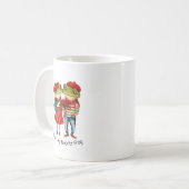 Süßes Froschpärchen Kaffeetasse (Vorderseite Links)