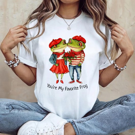 Süßes Froschpärchen T-Shirt